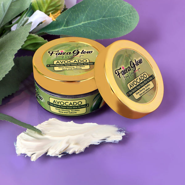 Avocado Korean Night Cream Skin Brightening and Whitening | Results in 3 Days (50 gms)