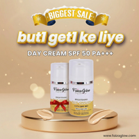 Silk Primer & Mousse Tinted Sunscreen SPF 50 PA+++ (Pack of 2) (30g Each) – Blue Light Protection | Faiza Glow