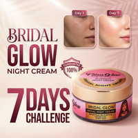 Bridal Glam Brightening Night Cream- Results in 7 Days | Skin Whitening, Spot Reduction & Glow Booster (30gms)