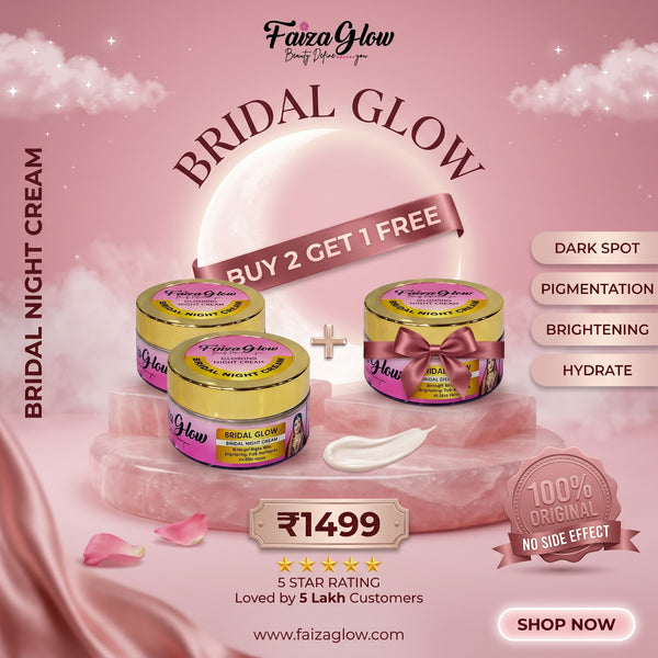 Bridal Glam Night Cream Trio Pack (30g Each) – Buy 2, Get 1 Free | Limited Offer