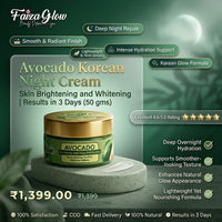 Avocado Korean Night Cream Skin Brightening and Whitening | Results in 3 Days (50 gms)